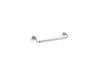KOHLER K-25156 Artifacts 24" grab bar, vibrant brushed nickel