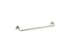 KOHLER K-25157 Artifacts 36" grab bar, vibrant brushed nickel