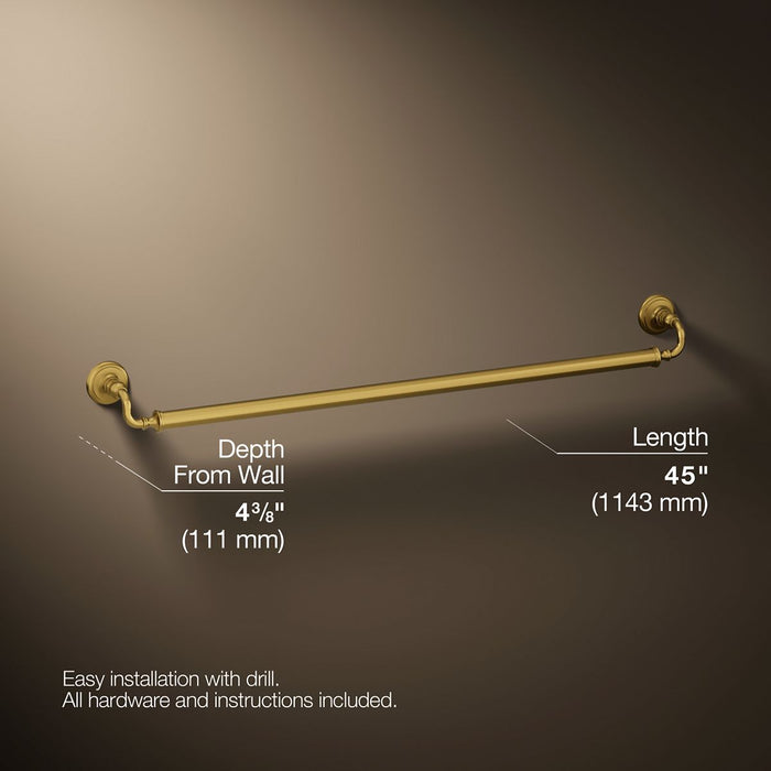 3/4 view of product with dimensions