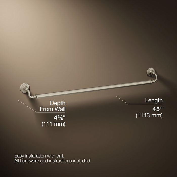 3/4 view of product with dimensions