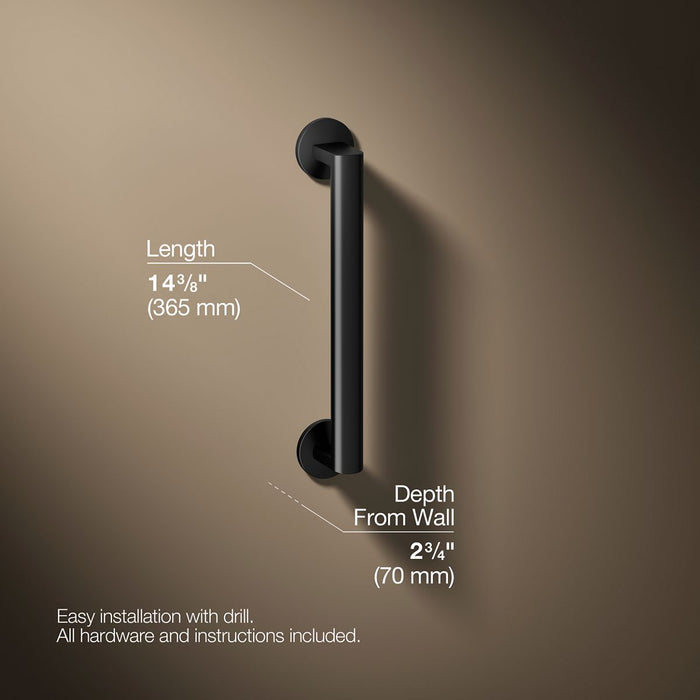 3/4 view of product with dimensions