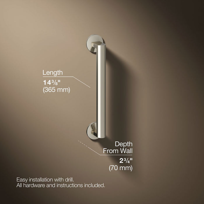 3/4 view of product with dimensions