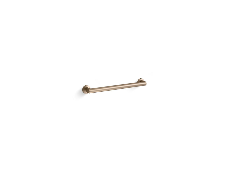 KOHLER K-25160 Components 18" grab bar, vibrant brushed bronze