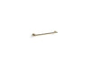 KOHLER K-25160 Components 18" grab bar, vibrant french gold