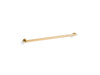 KOHLER K-25161 Components 36" grab bar, vibrant brushed moderne brass