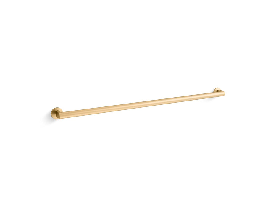 KOHLER K-25162 Components 42" grab bar, vibrant brushed moderne brass