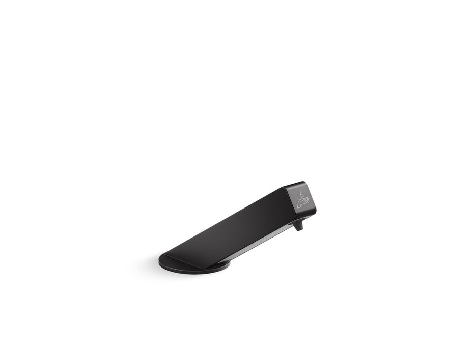 KOHLER K-25196 Angle Touchless foaming soap dispenser, AC-powered, matte black