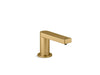 KOHLER K-25198 Composed Touchless foaming soap dispenser, AC-powered, vibrant brushed moderne brass
