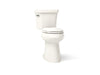 KOHLER K-25224 Highline Tall two-piece elongated toilet, 1.28 gpf, biscuit