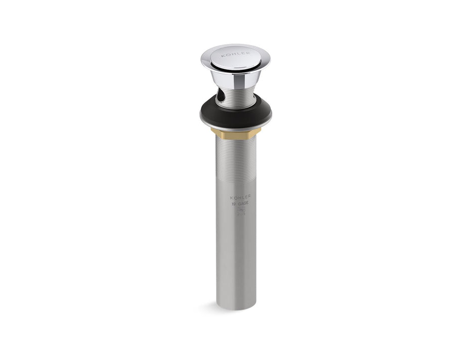 KOHLER K-25322 Clicker drain with overflow, polished chrome