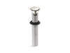 KOHLER K-25322 Clicker drain with overflow, vibrant polished nickel