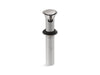 KOHLER K-25322 Clicker drain with overflow, vibrant titanium