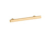 KOHLER K-25498 Purist 5" cabinet pull, vibrant brushed moderne brass