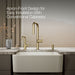 KOHLER K-25766 Ironridge 28" undermount single-bowl farmhouse kitchen sink, biscuit - view 2
