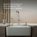 KOHLER K-25766 Ironridge 28" undermount single-bowl farmhouse kitchen sink, ice grey - view 2