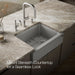 KOHLER K-25787 Cairn 29-11/16" undermount single-bowl farmhouse kitchen sink, matte grey - view 3