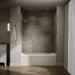 KOHLER K-25830-LA Avec 60" x 30" alcove bath, left drain, biscuit - view 4