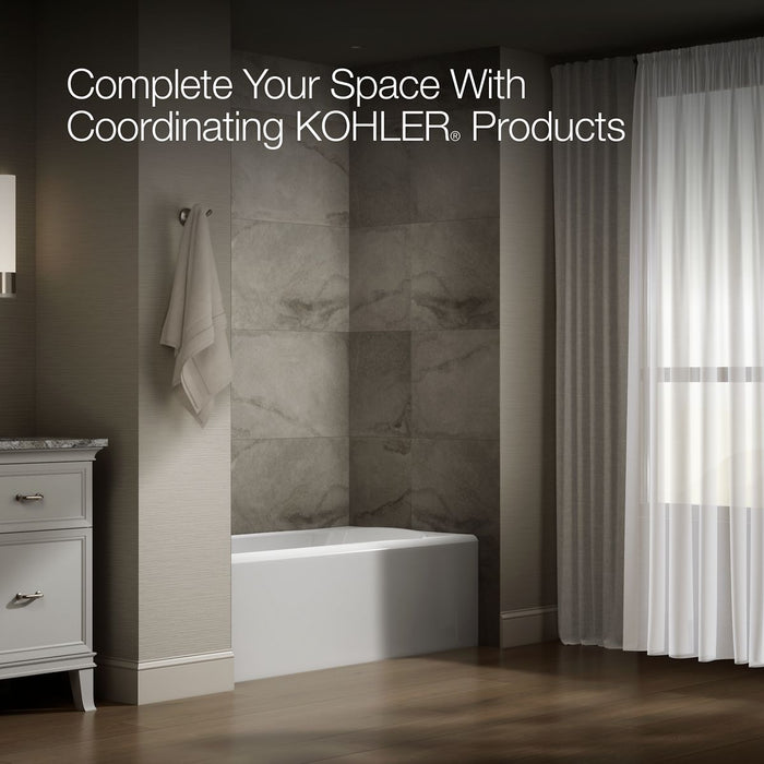 KOHLER K-25830-LA Avec 60" x 30" alcove bath, left drain, white - view 2