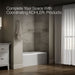 KOHLER K-25830-LA Avec 60" x 30" alcove bath, left drain, white - view 2