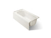 KOHLER K-25830-RA Avec 60" x 30" alcove bath, right drain, biscuit
