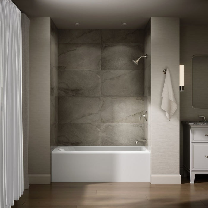 KOHLER K-25830-RA Avec 60" x 30" alcove bath, right drain, white - view 3