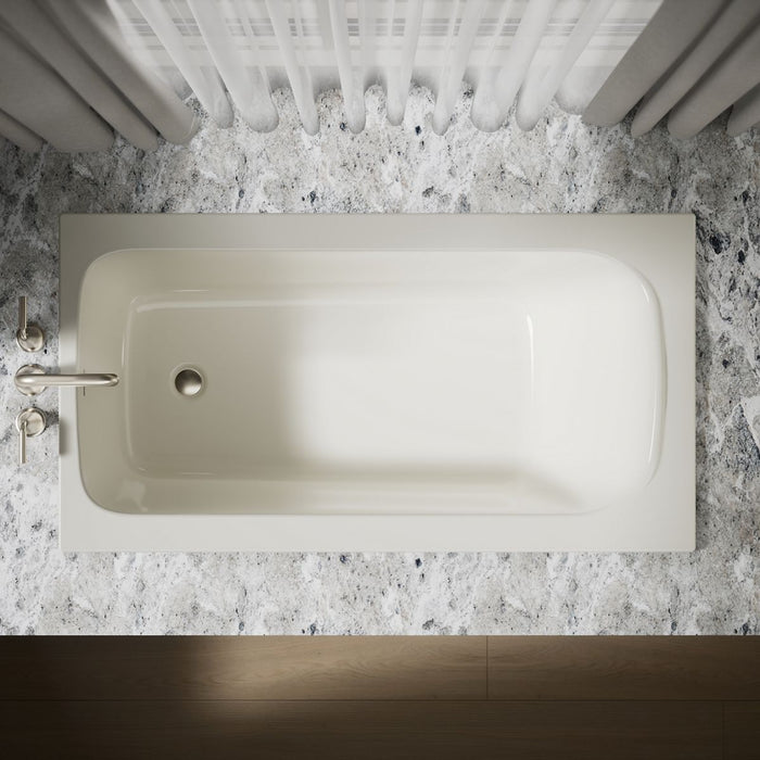 KOHLER K-25831 Avec 60" x 32" drop-in bath, biscuit - view 5