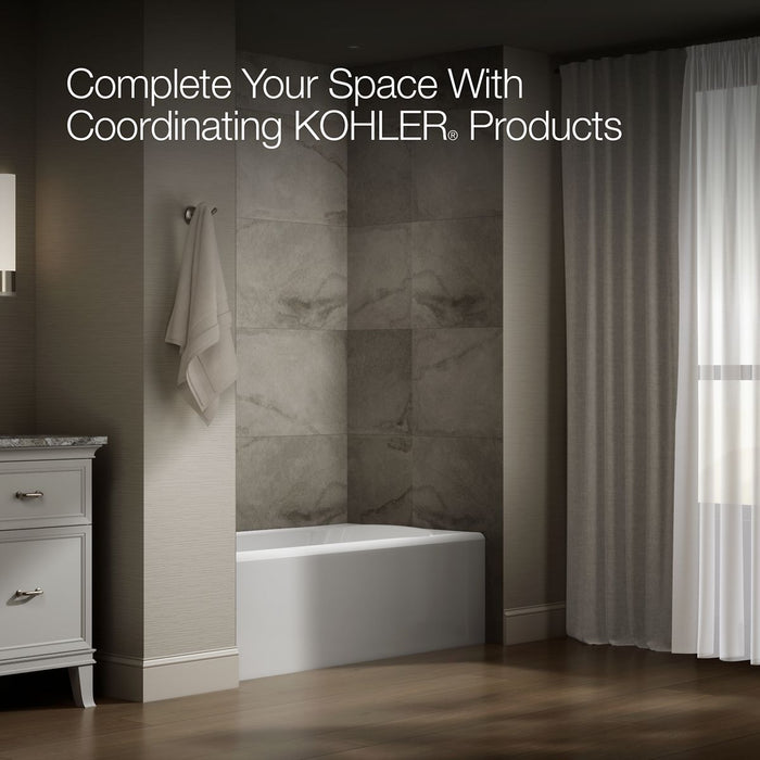 KOHLER K-25831-LA Avec 60" x 32" alcove bath, left drain, white - view 3