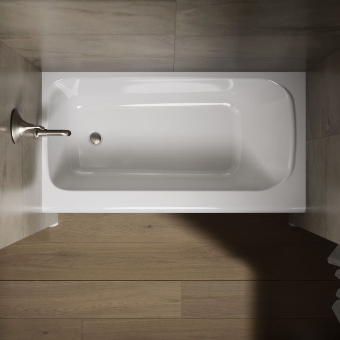 KOHLER K-25831-LA Avec 60" x 32" alcove bath, left drain, white - view 5