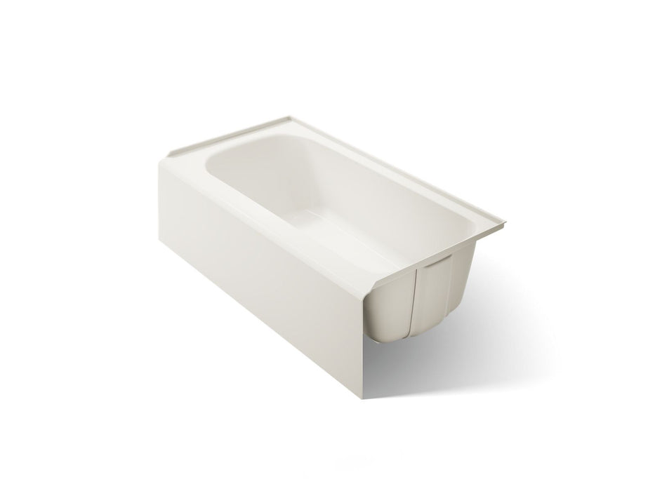KOHLER K-25831-RA Avec 60" x 32" alcove bath, right drain, biscuit