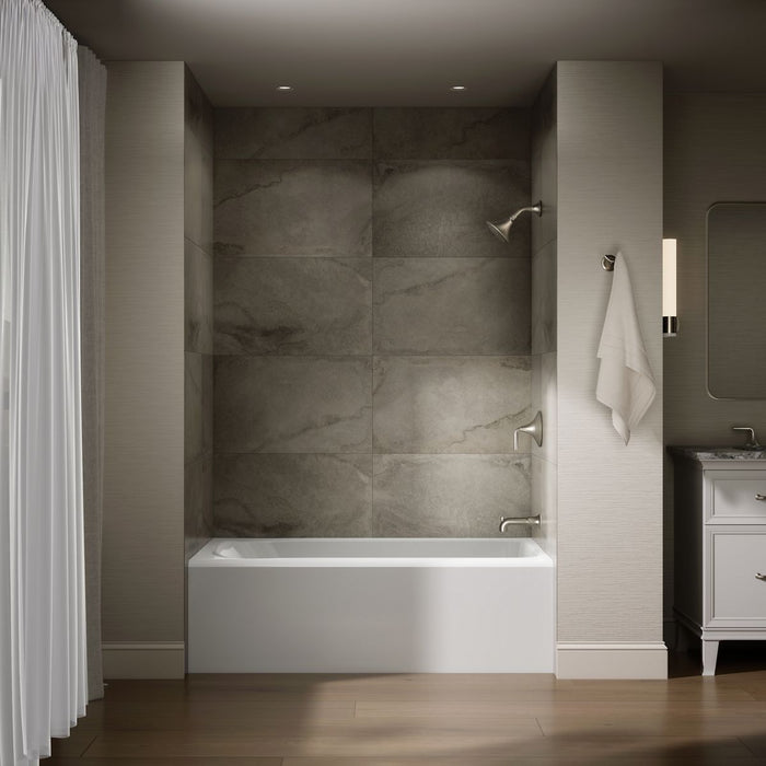 KOHLER K-25831-RA Avec 60" x 32" alcove bath, right drain, white - view 4