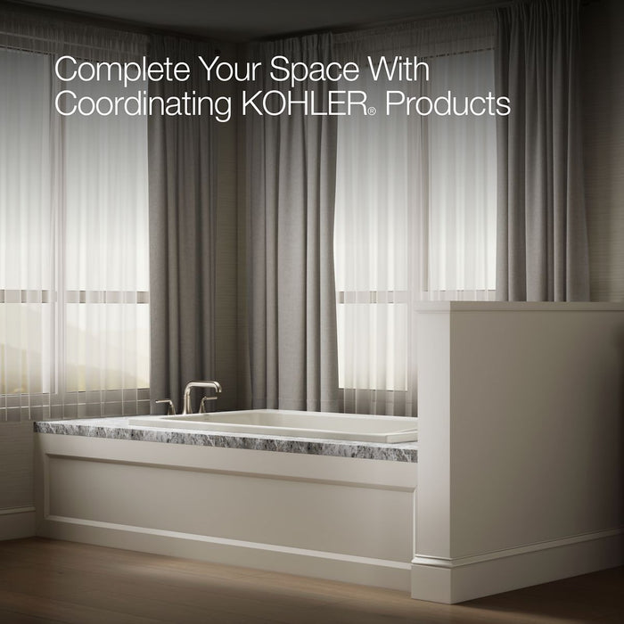 KOHLER K-25832 Avec 60" x 36" drop-in bath, biscuit - view 5
