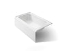 KOHLER K-25832-LA Avec 60" x 36" alcove bath, left drain, white