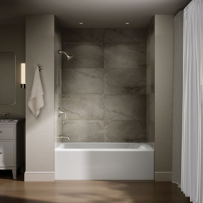 KOHLER K-25832-LA Avec 60" x 36" alcove bath, left drain, white - view 4