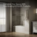 KOHLER K-25832-RA Avec 60" x 36" alcove bath, right drain, biscuit - view 3