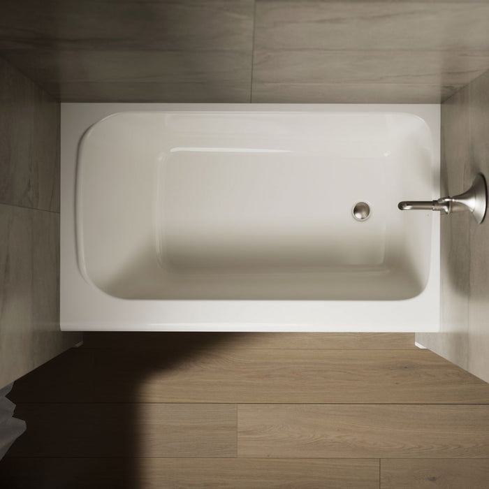 KOHLER K-25832-RA Avec 60" x 36" alcove bath, right drain, biscuit - view 5