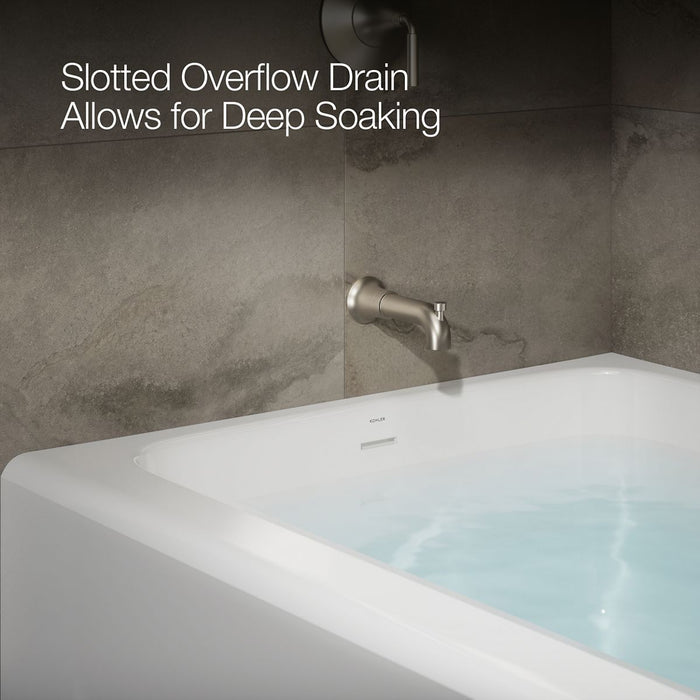 KOHLER K-25833-LA Avec 60" x 42" alcove bath, left drain, white - view 4
