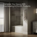 KOHLER K-25833-RA Avec 60" x 42" alcove bath, right drain, biscuit - view 3