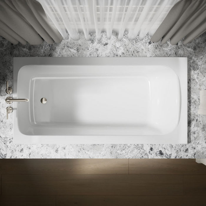 KOHLER K-25834 Avec 72" x 36" drop-in bath, white - view 4