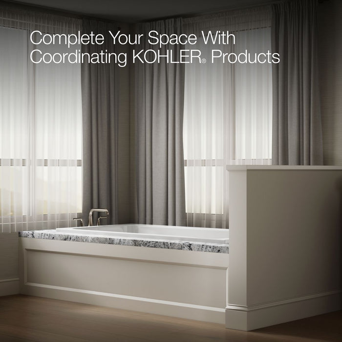 KOHLER K-25834 Avec 72" x 36" drop-in bath, white - view 5