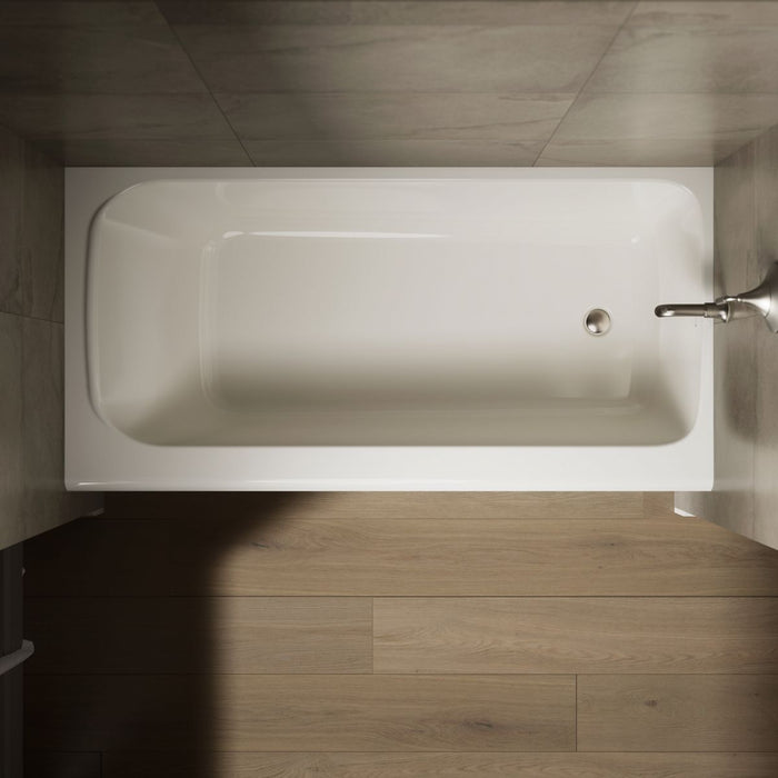KOHLER K-25834-RA Avec 72" x 36" alcove bath, right drain, biscuit - view 5