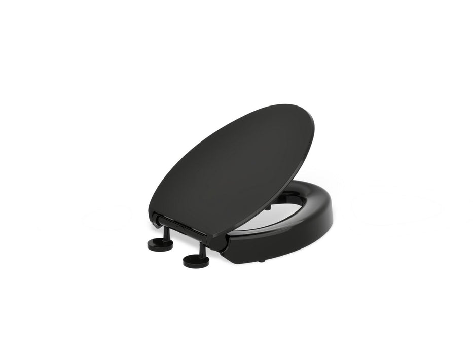 KOHLER K-25875 Hyten Elevated Quiet-Close elongated toilet seat