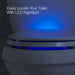 KOHLER K-2599-RL Transitions Nightlight ReadyLatch Quiet-Close elongated toilet seat, biscuit - view 5