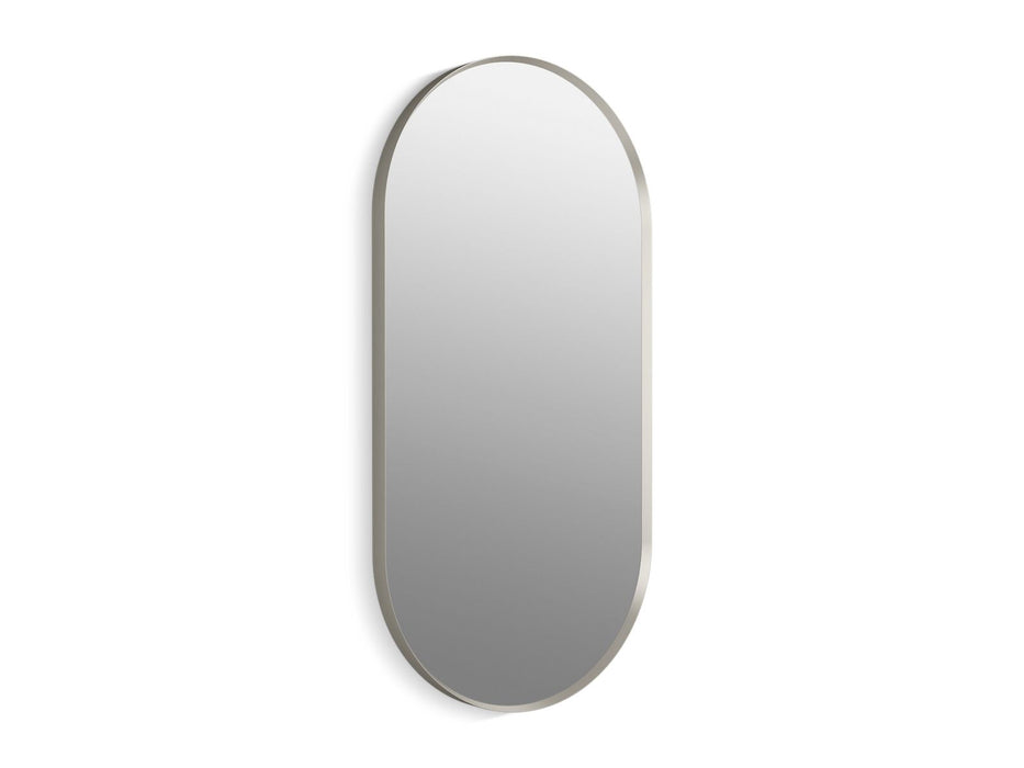 KOHLER K-26051 Essential 20" x 40" capsule framed mirror, brushed nickel