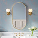 KOHLER K-26051 Essential 20" x 40" capsule framed mirror, moderne brushed gold - view 2