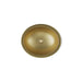 KOHLER K-2608-SU Bachata 20" oval drop-in/undermount bathroom sink, no overflow, vibrant brushed moderne brass - view 5