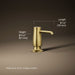 3/4 view of product with dimensions