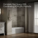 KOHLER K-26108-LA Entity 60" x 32" alcove bath with left drain, white - view 3