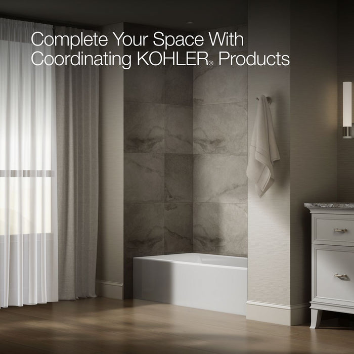 KOHLER K-26109-RA Entity 60" x 30" alcove bath right drain