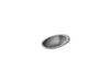 KOHLER K-2611-SU Bolero 16-3/4" oval drop-in/undermount bathroom sink, no overflow, not applicable