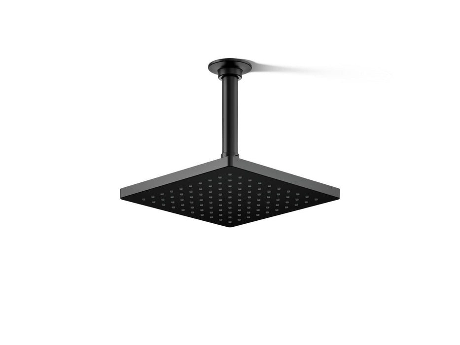 KOHLER K-26148 Honesty 8" single-function rainhead, 2.5 gpm, matte black